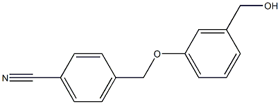 4-[3-(hydroxymethyl)phenoxymethyl]benzonitrile,1021064-13-0,结构式