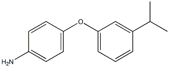 4-[3-(propan-2-yl)phenoxy]aniline Structure