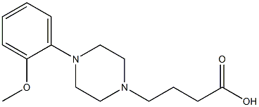 4-[4-(2-methoxyphenyl)piperazin-1-yl]butanoic acid Structure