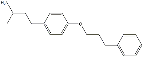 4-[4-(3-phenylpropoxy)phenyl]butan-2-amine