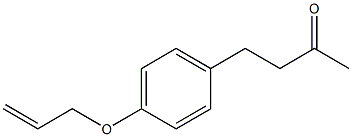 4-[4-(allyloxy)phenyl]butan-2-one 化学構造式