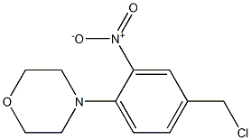 4-[4-(chloromethyl)-2-nitrophenyl]morpholine
