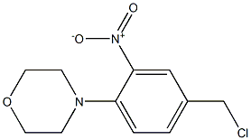  4-[4-(chloromethyl)-2-nitrophenyl]morpholine