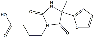 4-[4-(furan-2-yl)-4-methyl-2,5-dioxoimidazolidin-1-yl]butanoic acid