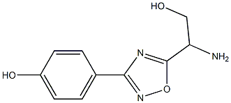  4-[5-(1-amino-2-hydroxyethyl)-1,2,4-oxadiazol-3-yl]phenol