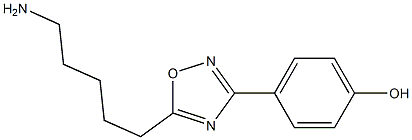 4-[5-(5-aminopentyl)-1,2,4-oxadiazol-3-yl]phenol