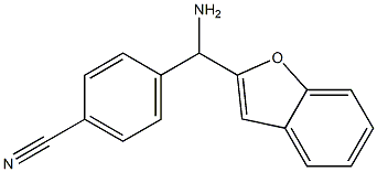 4-[amino(1-benzofuran-2-yl)methyl]benzonitrile