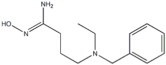 4-[benzyl(ethyl)amino]-N'-hydroxybutanimidamide Structure