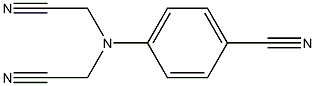 4-[bis(cyanomethyl)amino]benzonitrile,,结构式