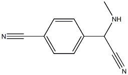 4-[cyano(methylamino)methyl]benzonitrile Structure