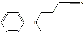 4-[ethyl(phenyl)amino]butanenitrile,,结构式