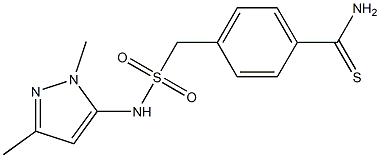 4-{[(1,3-dimethyl-1H-pyrazol-5-yl)sulfamoyl]methyl}benzene-1-carbothioamide