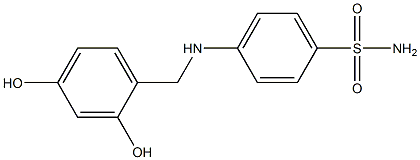 4-{[(2,4-dihydroxyphenyl)methyl]amino}benzene-1-sulfonamide