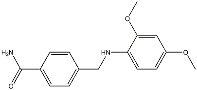4-{[(2,4-dimethoxyphenyl)amino]methyl}benzamide|