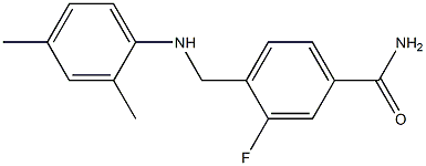 4-{[(2,4-dimethylphenyl)amino]methyl}-3-fluorobenzamide