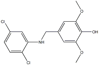 4-{[(2,5-dichlorophenyl)amino]methyl}-2,6-dimethoxyphenol