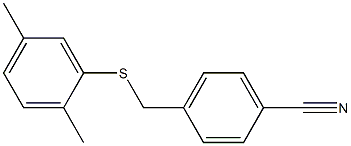  4-{[(2,5-dimethylphenyl)sulfanyl]methyl}benzonitrile