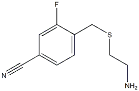 4-{[(2-aminoethyl)thio]methyl}-3-fluorobenzonitrile|