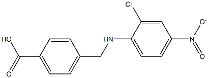 4-{[(2-chloro-4-nitrophenyl)amino]methyl}benzoic acid Structure
