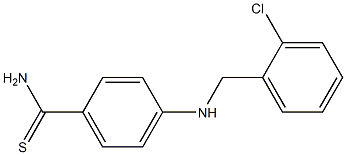  4-{[(2-chlorophenyl)methyl]amino}benzene-1-carbothioamide