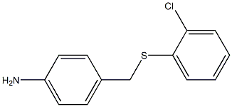 4-{[(2-chlorophenyl)sulfanyl]methyl}aniline Structure