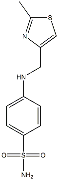  4-{[(2-methyl-1,3-thiazol-4-yl)methyl]amino}benzene-1-sulfonamide