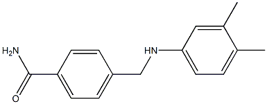 4-{[(3,4-dimethylphenyl)amino]methyl}benzamide|
