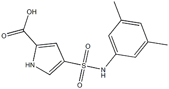 4-{[(3,5-dimethylphenyl)amino]sulfonyl}-1H-pyrrole-2-carboxylic acid