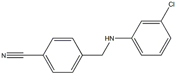 4-{[(3-chlorophenyl)amino]methyl}benzonitrile