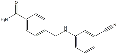 4-{[(3-cyanophenyl)amino]methyl}benzamide