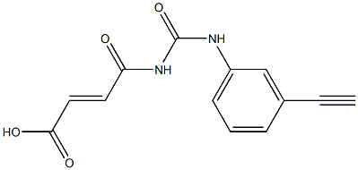 4-{[(3-ethynylphenyl)carbamoyl]amino}-4-oxobut-2-enoic acid