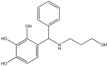 4-{[(3-hydroxypropyl)amino](phenyl)methyl}benzene-1,2,3-triol
