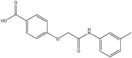 4-{[(3-methylphenyl)carbamoyl]methoxy}benzoic acid|