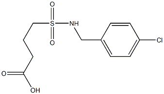 4-{[(4-chlorophenyl)methyl]sulfamoyl}butanoic acid