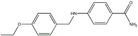 4-{[(4-ethoxyphenyl)methyl]amino}benzamide Structure