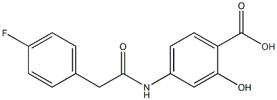 4-{[(4-fluorophenyl)acetyl]amino}-2-hydroxybenzoic acid|