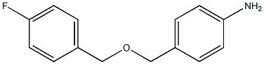 4-{[(4-fluorophenyl)methoxy]methyl}aniline