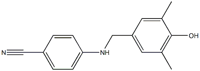 4-{[(4-hydroxy-3,5-dimethylphenyl)methyl]amino}benzonitrile