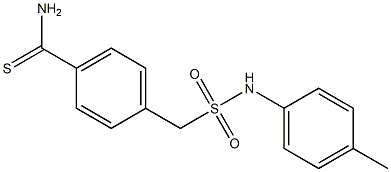 4-{[(4-methylphenyl)sulfamoyl]methyl}benzene-1-carbothioamide