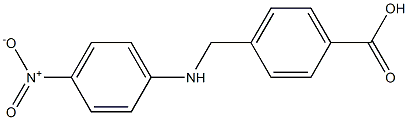 4-{[(4-nitrophenyl)amino]methyl}benzoic acid,,结构式