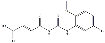 4-{[(5-chloro-2-methoxyphenyl)carbamoyl]amino}-4-oxobut-2-enoic acid|