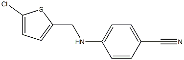 4-{[(5-chlorothiophen-2-yl)methyl]amino}benzonitrile Structure