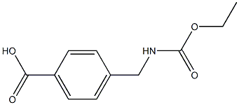 4-{[(ethoxycarbonyl)amino]methyl}benzoic acid 结构式