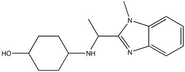 4-{[1-(1-methyl-1H-1,3-benzodiazol-2-yl)ethyl]amino}cyclohexan-1-ol|