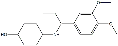  4-{[1-(3,4-dimethoxyphenyl)propyl]amino}cyclohexan-1-ol
