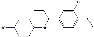 4-{[1-(3,4-dimethoxyphenyl)propyl]amino}cyclohexan-1-ol