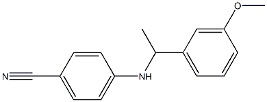 4-{[1-(3-methoxyphenyl)ethyl]amino}benzonitrile