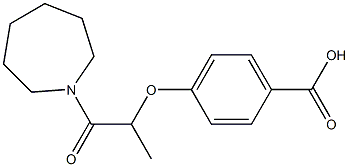 4-{[1-(azepan-1-yl)-1-oxopropan-2-yl]oxy}benzoic acid