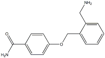 4-{[2-(aminomethyl)phenyl]methoxy}benzamide Structure