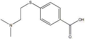 4-{[2-(dimethylamino)ethyl]thio}benzoic acid,,结构式